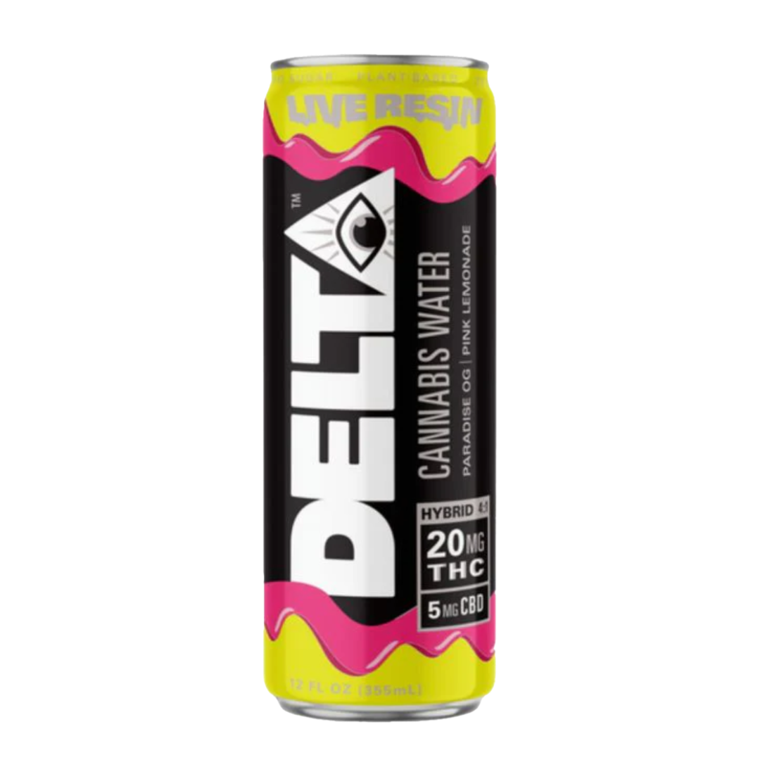 Drink Delta Cannabis Water Live Resin Drinks / Pink Lemonade (HYBRID)